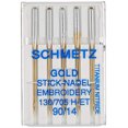 thumbnail image 2 of Schmetz Gold Embroidery Machine Needles-Size 14/90 5/Pkg - 1825, 2 of 4