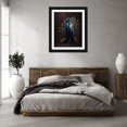 thumbnail image 3 of Maki 26x31 Black Ornate Wood Framed With Double Matting Wall Art Titled - The Showoff Ii, 3 of 6