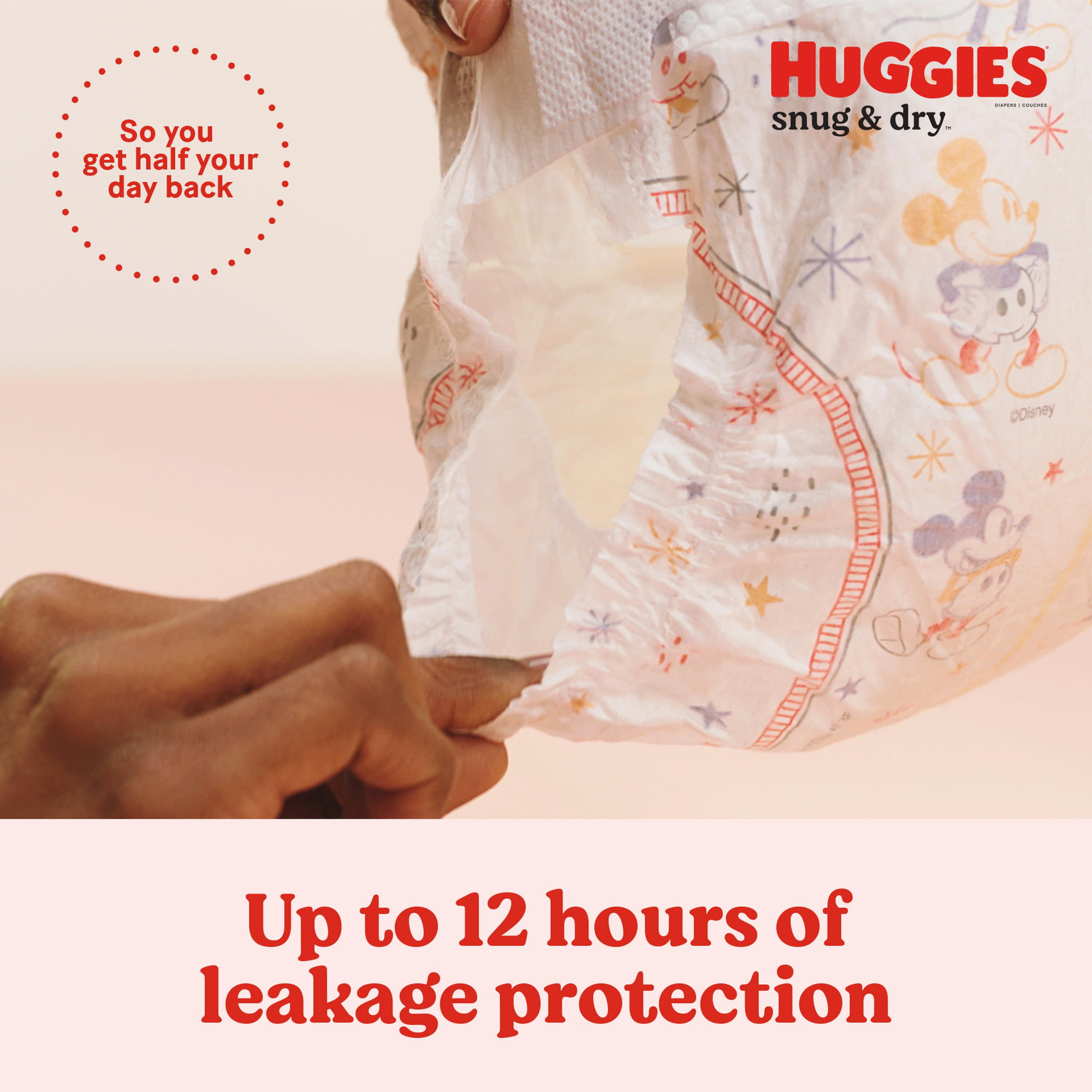 Huggies Snug & Dry Baby Diapers, Size 2 (12-18 lbs), 84 count - Mariano's