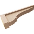 thumbnail image 6 of 3"W x 18"D x 6"H Thin Bryant Rough Cedar Woodgrain TimberThane Corbel, Primed Tan, 6 of 6