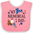 thumbnail image 3 of Inktastic My First Memorial Day Eagle Boys or Girls Baby Bib, 3 of 4