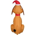 thumbnail image 4 of Grinch Gemmy Airblown Inflatable Max The Dog Wearing Santa Hat, 3.5 Ft Tall, ft Tall, 4 of 6