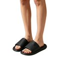 thumbnail image 4 of Men’s EVA Shower Slides, Quick‑Dry Lightweight Comfort Drainage Hole House Slippers, Non‑Slip Open‑Toe Indoor Slippers for Bathroom Household Wear Black, 4 of 4