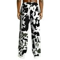 thumbnail image 5 of Dwelliawo Camo Sweatpants Men Fashion Lounge Elastic Waist Drawstring Workout Casual Trousers Running Pants with Pockets Black L, 5 of 8