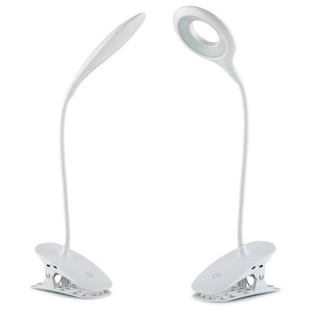 Lámpara de escritorio LED recargable con USB, plegable, con atenuación táctil, para estudiantes, para aprender a leer, para trabajar, lámpara de noche