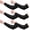 Black, variant on RunMin Grocery Store 3 Pairs Arm Protectors for Thin Skin and Bruising Cut Resistant Forearm Sleeve Level 5 Arm Burn Protection Sleeve (Black,7.9 Inch)