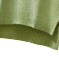thumbnail image 5 of MexChoioe Women's Sweaters Turtleneck Fuzzy Plush Knit Long Sleeve Hi‑Lo Hem Pullover for Women, 5 of 6