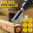 thumbnail image 4 of Universal Socket + Snowflake Multitool Gifts for Men Dad - 2 Pack, Socket Set with Power Drill Adapter Cool Stuff, Super Universal Socket Grip Gadgets for Men, Tool for Men Women Husband (Sliver), 4 of 9