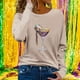 thumbnail image 4 of TaTaai Hoodies Shirts for Women Early Fall Long Sleeve Tops Vintage Graphic Outfits Tops Fashion Pullover Tees Gift, 4 of 5