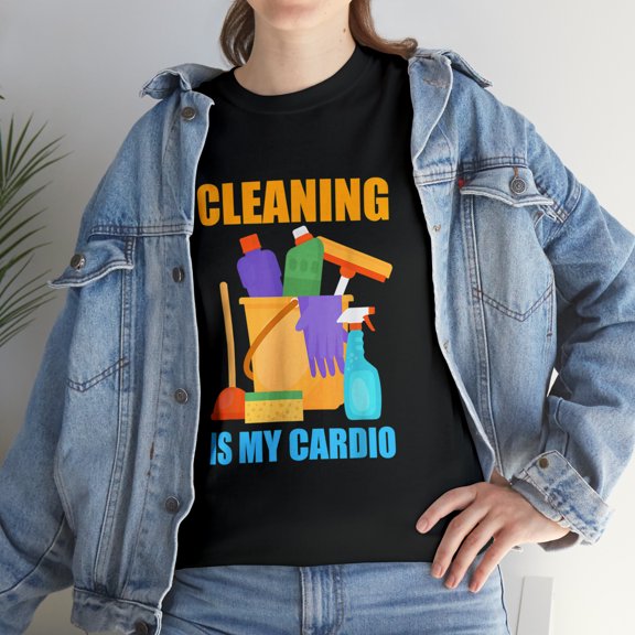 Cleaning Is My Cardio Housekeeping Housekeeper Light T-Shirt
