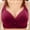 Red, variant on REORIAFEE Women Bras Wireless Push Up Plus Size Adjustable Straps No Underwire Bralette Comfortable Padded Bras 5XL