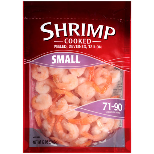 Walmart Cooked, Peeled, Deveined, TailOff, Extra Small Shrimp, 12 oz