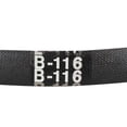 thumbnail image 4 of Uxcell B116 Drive V Belt Girth 116-inch Industrial Power Rubber Transmission Belt, 4 of 5