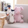 thumbnail image 3 of Poupée en Peluche Pingouin Mignon Canard Animal Câlin Coussin Canapé Chaise Décor, 3 of 6
