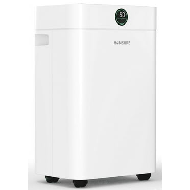 HUMSURE 12-Pint Dehumidifier for Basements with Drain Hose, 1,050 Sq. ft. Dehumidifier for Large Home Bathroom and Bedroom