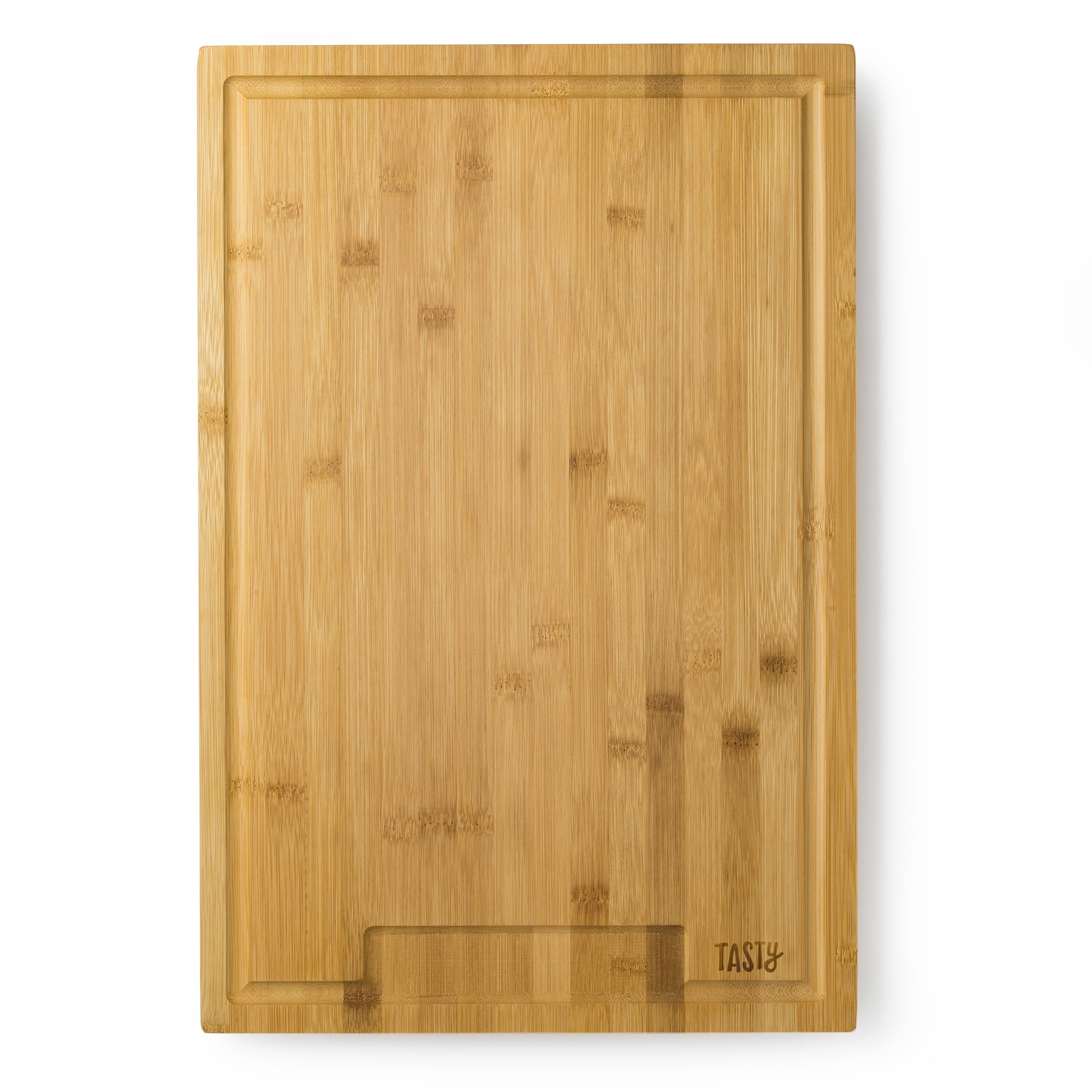 Tasty 18”x12” Bamboo Serving and Cutting Board