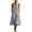 Grey, variant on vigerkar Summer Dresses for Women Cotton Casual Maxi Dress Beach Vacation Long V Neck Button Dress with Pockets (Khaki, 3XL)
