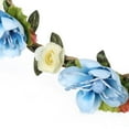 thumbnail image 3 of Prolriy Wedding Hair Accessories Ladies Band Flower Hair Head Festival Party Floral Garland Wedding Beach Boho Headband Hair Accessories for Women Blue One Size, 3 of 4
