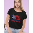 thumbnail image 2 of Make America Great Again Shirt Crop Tee Women's, 2 of 4