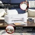 thumbnail image 4 of Canon PIXMA TS3720 Wireless All-in-One Printer for Basic Home Printing, White, 4 of 8