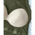 thumbnail image 5 of nikauto Women Built-in Bra Tank Tops Sleeveless Casual Shirts Racerback Ribbed Fitted Tank Tops, 5 of 12