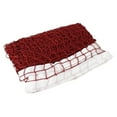 thumbnail image 3 of YWIYIUD 2PCS 2.4inch Red Braided Badminton Net Foldable Training Badminton Net Sport Training Standard Badminton Net for Backyard and Recreational Sports, 3 of 4