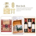 thumbnail image 3 of Shisuyan 2 sets of Cabinet Locks Exquisite Decorative Lock Jewelry Box DIY Lock with Keys, 3 of 8
