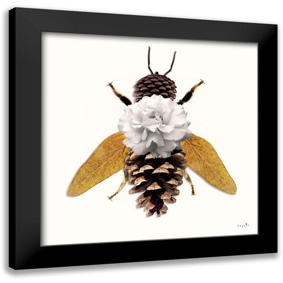 Sophie 6 12x12 Black Modern Framed Museum Art Print Titled - Forest Bee