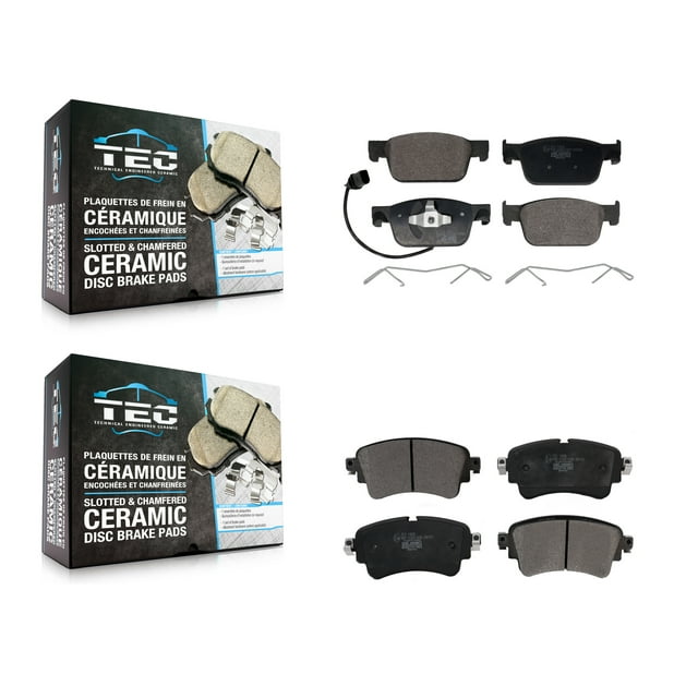 TEC Front Rear Ceramic Brake Pads Kit for Car Audi A4 Quattro KTC-100782