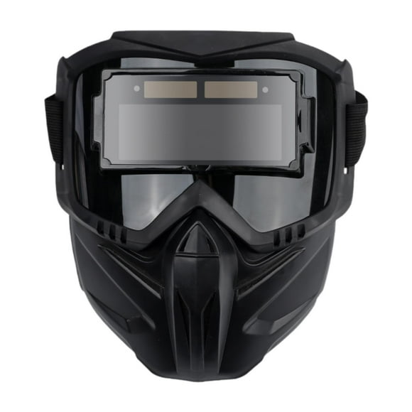 Gafas de soldadura con oscurecimiento automático, protector facial, resistente al polvo, equipo de protección para el trabajo cómodo, protector