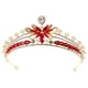 thumbnail image 1 of KAKOWELY Corona de perlas, diadema con diamantes de imitación para boda, corona de diamantes de imitación para novia, diadema con perlas para novia, 1 of 5