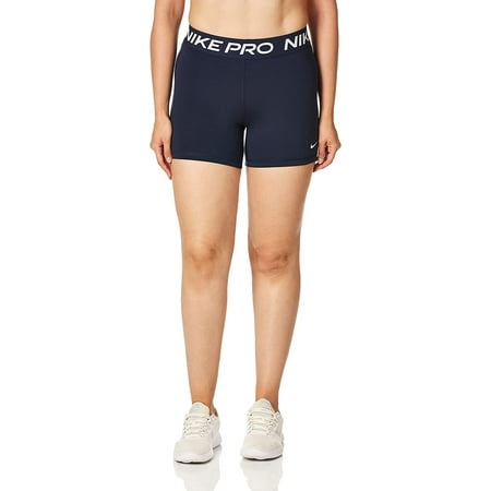 Nike Women's Pro 365 5" Shorts, CZ9831-451 Navy/White, Medium