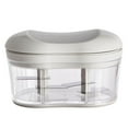 thumbnail image 1 of TIELUTT Food Chopper Manual Garlic Mincer Onion Vegetable Chopper Easy To Hand Push Garlic Cutter Portable Small Food Garlic Shder round Garlic Mini Garlic Chopper Grinder Chopper Garlic Storage, 1 of 8