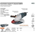 thumbnail image 3 of ESMERILADORA IND. 9'' 2000 W TRUPER 12482 Truper ESMA-9N3, 3 of 3