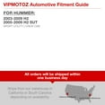 thumbnail image 6 of VIPMOTOZ For 2003-2009 Hummer H2 SUT [10-Pieces] Front and Rear Roof Cab Lights - Metallic Chrome Housing, 6 of 6