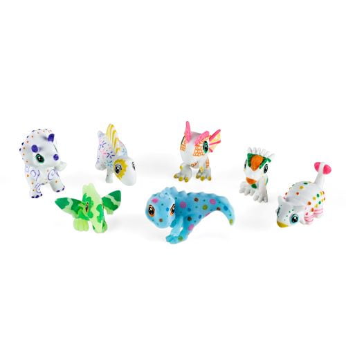 Crayola Scribble Scrubbie Pets Dinosaur Glow Combo Pack, 7 Dino