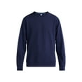 thumbnail image 4 of Free Assembly Men's Crewneck Sweatshirt with Long Sleeves, Sizes XS-3XL, 4 of 5