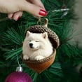 thumbnail image 6 of 3.15 Inch Forest Animal Christmas Ornaments 2D Flat Puppy/Wolf Hanging Pendant for Home Fireplace Outdoor/Indoor Garden Wedding Holiday Decor, 6 of 7