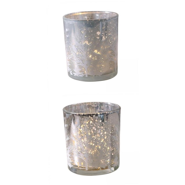 Morden Candlestick Cup Candle Holder Decorativo Mesa Estatua Artesanía Argent+Morden Candlestick Cup Portavelas Decorativo Mesa Estatua Artesanía Gris Sunnimix Candelero