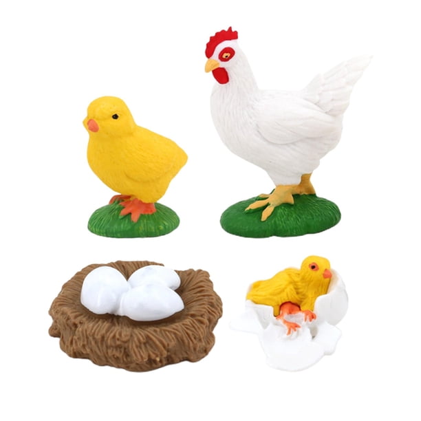 de animales de útil de pollo de crecimiento de pollo Huevos Kit de juguete