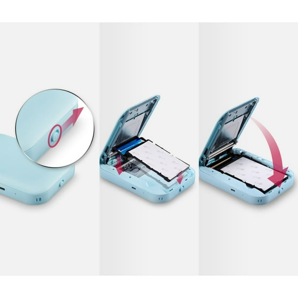 LG Pocket photo ミントブルー LG Pocket Photo Snap Camera Color Photographic Paper - 2.5