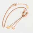 thumbnail image 4 of Fino Collar Gargantilla Estrella Para Dama Oro Rosa Lam rosa Unitalla, 4 of 9