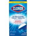 thumbnail image 4 of (3 pack) Clorox Bleach and Blue Toilet Bowl Cleaner Tablets, Rain Clean, 4 Count, 4 of 13