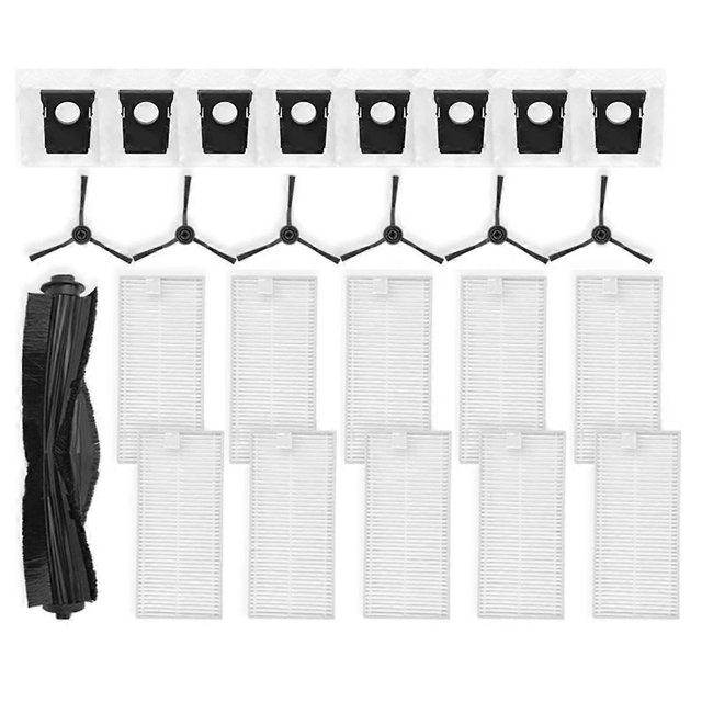 For J20 / W20 / W20 Pro Robot Vacuum Cleaner Main Roller Side Brush Hepa Filter Dust Bag Accessories
