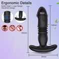 thumbnail image 5 of XBONP Plug Anal Vibrant Sans Fil App Jouets de Sexe pour Femmes Godes Anaux Masseur de Prostate Hommes Plug-Fesses, 5 of 5