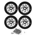 thumbnail image 2 of Llantas De Orugas RC De 4 Piezas, Llantas Universales De aleación De Aluminio De 1,9 Pulgadas Beadlock Para Axial SCX10 SCX10 II III Redcat GEN8 Con Diseño Liviano, 2 of 7