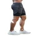 thumbnail image 4 of MesaSe Men‘s 2 in 1 Athletic Short Jogger with Pockets, 4 of 5