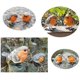 thumbnail image 2 of Polyresin Garden Robin Birds Adornos Patio trasero Decoración Estatuas para patio y patio Césped Pájaros lindos Interior Exterior Decoración del hogar Figuras Animal Stat Feliz Sencillez, 2 of 4