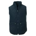 thumbnail image 2 of Aeropostale Womens Diamond Quilted Vest, Blue, Juniors, X-Small, 2 of 2