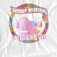 thumbnail image 2 of Candy Land Gumdrop Mountains Women's T Shirt, White, Large, 2 of 6